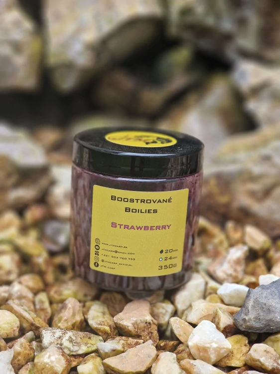 JTM Carp Strawberry Boostrované Boilies