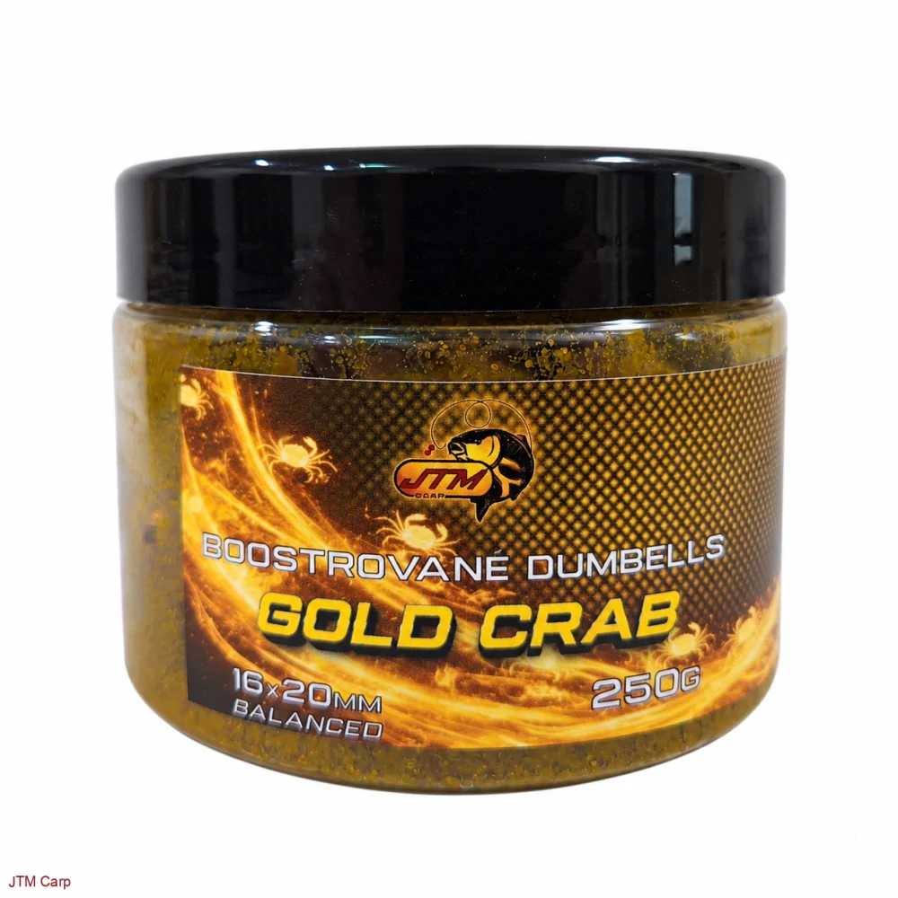 JTM Carp Gold Crab Boostrované Dumbells