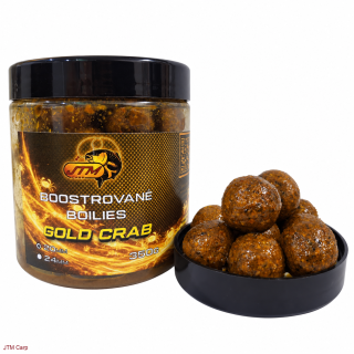 JTM Carp Gold Crab Boostrované Boilies