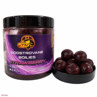 JTM Carp Strawberry Boostrované Boilies